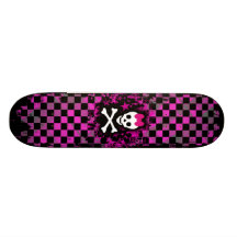 Princess Skateboard för rosakontrollskalle