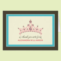 Princess Tiara Tacka-Du Kort (aqua) kort