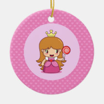 Princess with Hearts Ornament
