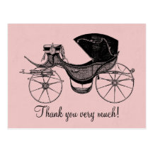 Princessen baby shower tackar dig vykort