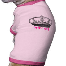 princessskjorta tröja för hundar