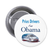Prius chaufförer för Obama knäppas Knappar Med Nål