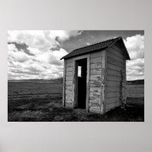 Privat Idaho Outhouse Affischer