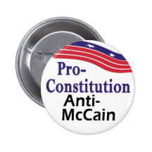 Pro-Konstitutionen som är anti-McCain knäppas för  Knappar Med Nål
