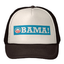 Pro-Obama hatt OBAMA! Trucker Kepsar