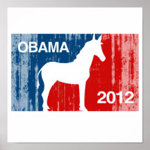 Pro Obama symbol Affisch