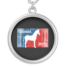 Pro Obama symbol Skräddarsydda Halsband