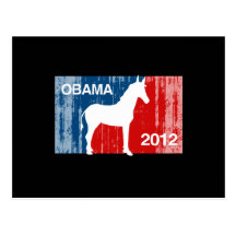 Pro Obama symbol Vykort
