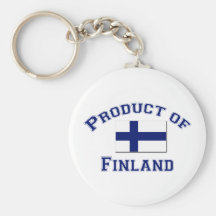 Produkt av Finland Nyckel Ring