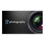 Professional Photographer Camera Lens Business Card Templates