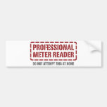 Professionellen mäter avläsaren bildekaler