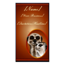 Profilecard_business_vertical Meerkat Couplet…., Visitkort Mallar