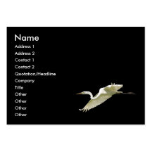 profilera eller visitkorten, egret