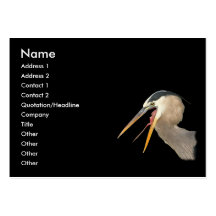profilera eller visitkorten, heron