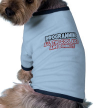 Programmera… kalla ungar t-shirt för husdjur