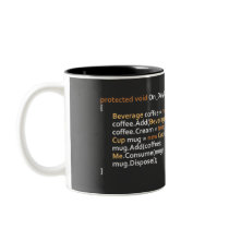 Programmerare rånar mugg