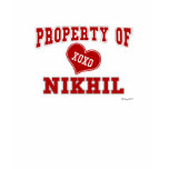 Property of Nikhil T-shirt