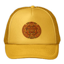 Prophetic Mayan MayaAztecsymbol Trucker Kepsar