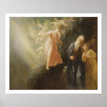 Prospero, Miranda och Ariel, från "stormen", c Print