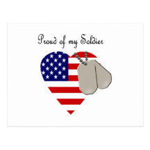 Proud of my Soldier Postcards