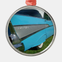 prydnad för 1957 57 blåttChevy Bel Air jul Jul Dekorationer