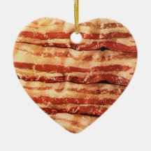 prydnad för baconkärlekhjärta jul dekorationer
