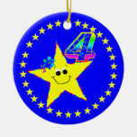 Prydnad för födelsedag för Smileystjärna7:e Jul Dekorationer