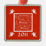 Prydnad för jul 2011 för ängelvälsignelser beställ julgranskulor