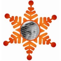 Prydnad för jul för stjärnaSnowflakefoto Photo Cutout
