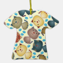 Prydnad för kattungeKats Tshirt Juldekoration