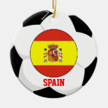 Prydnad för Spanien fotbollfläkt mästare för 2010  Juldekoration
