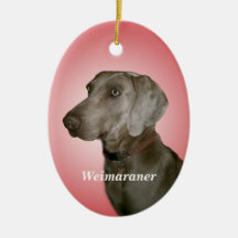 Prydnad för Weimaraner hundjul Julgranskulor