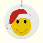 Prydnadar för Santa Smileyjulgran julgransprydnader