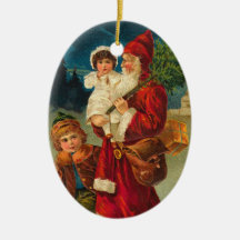Prydnadar för vintageSanta jul Jul Dekorationer