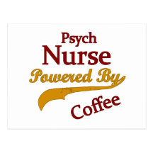 Psych Norse som drivas av kaffe Vykort