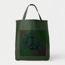 Psychadelic fredstecken tygkasse