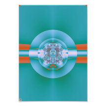 Psychedelic grönt foto