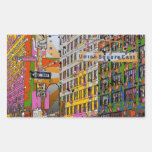 Psychedelic NYC: Union kvadrerar byggnad, St under Klistermärken