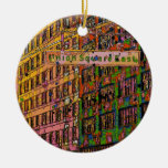 Psychedelic NYC: Union kvadrerar byggnad, St under Julgranskula