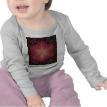 Psychedelic radiellt konstverk: t-shirts