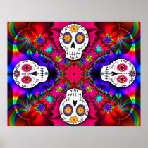 Psychedelic skalleaffisch