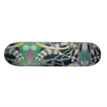 Psychedelic Skateboard för grå materia