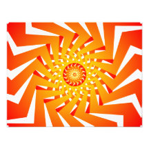 Psychedelic spiralt mönster: Vektorkonst: Individuella Inbjudningskort