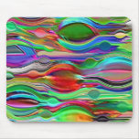 Psychedelic vara besvärad vinkar mus matta
