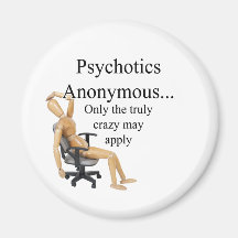 Psychotics Magnet För Kylskåp