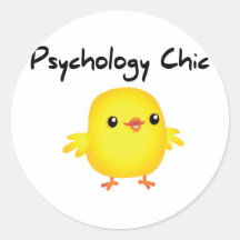 Psykologichic Runda Klistermärken