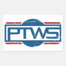 PTWS-rektangelklistermärke