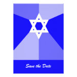 PubMitzvah spara daterainbjudankortet  -- Blått