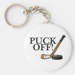 Puck av hockey nyckelring