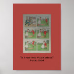 PuckGolftecknad 1904: "En sportsliga Pilgramage ", Posters